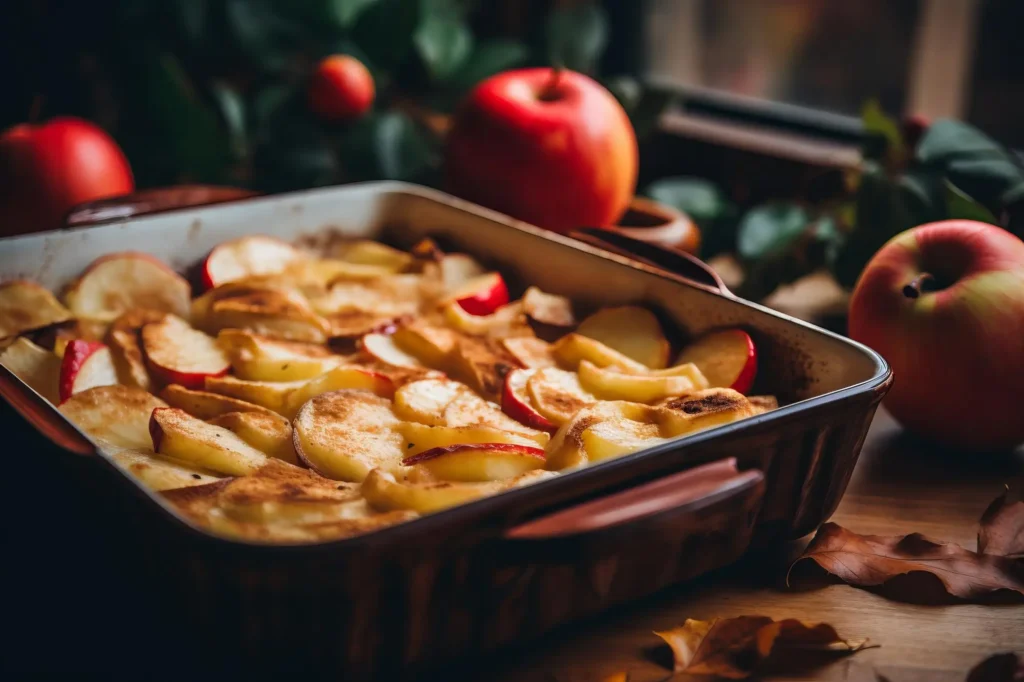 caramel apple dump cake